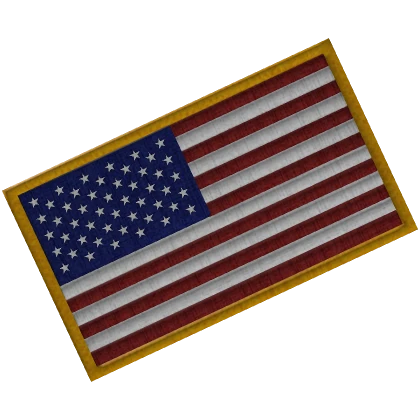 3D Flag Patch - USA (Left)