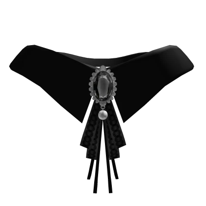Black Gothic Pendant Collar 1.0 [Black]