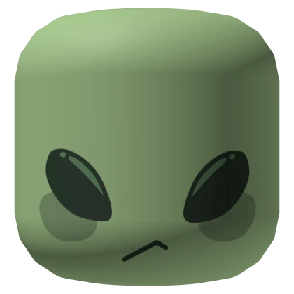 Frowning Alien Face