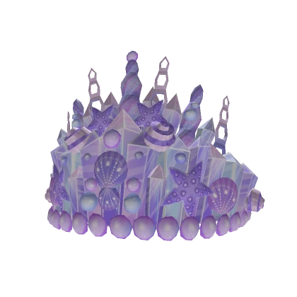 Purple Mermay Crystal Tiara