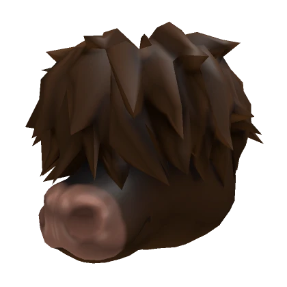 Brown Highland Cow Head