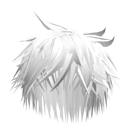 💯 Spiky Anime Boys Emo Hair (White)v17🖤