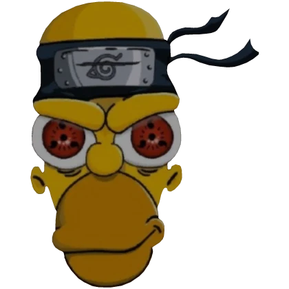 Homer Simpson Sharingan Mask