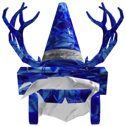 ✅ [PBR] White Hair + Cone + Antlers + Headphones