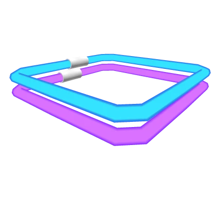 R6 Double Glowstick Bracelet - Blue/Purple [Right]