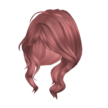 Wavy Anime Lush Layered Hair Rose