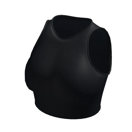 Crop Top Black Basic Tight Baddie Tee Shirt