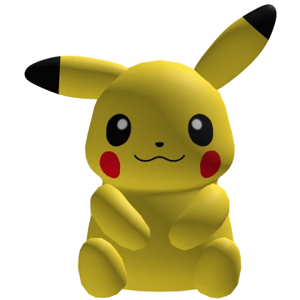 Yellow Lighting Monster Pika Pika Shoulder Plush