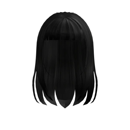 Nico Robin Black Anime Hair with Bangs