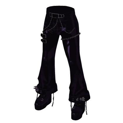 Goth Flared Trousers