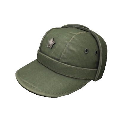 Olive Afghanka Cap