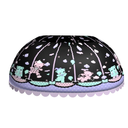 bittersweet pastel goth dark bear cute egl skirt