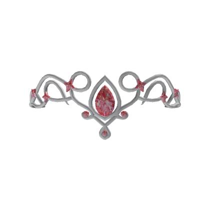 Aesthetic Red Diamond Tiara