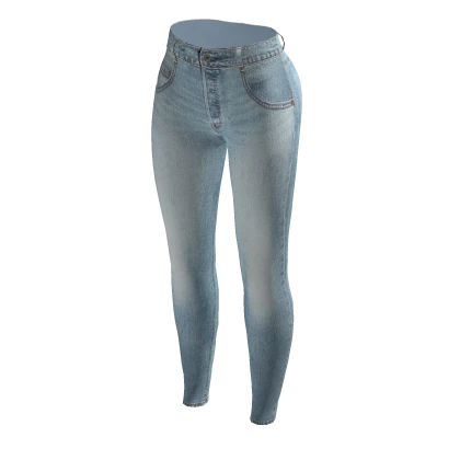 Light Wash Skinny Jeans