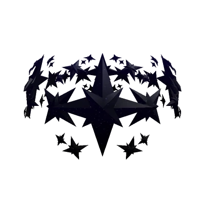 Midnight Blue Intergalactic Star Crown