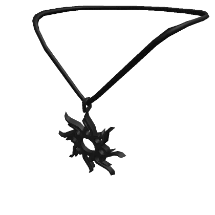 1.0 Dark Sun Black Necklace - DRESSX