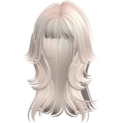Long Grunge Messy Punk Wolfcut Hair (Beige)