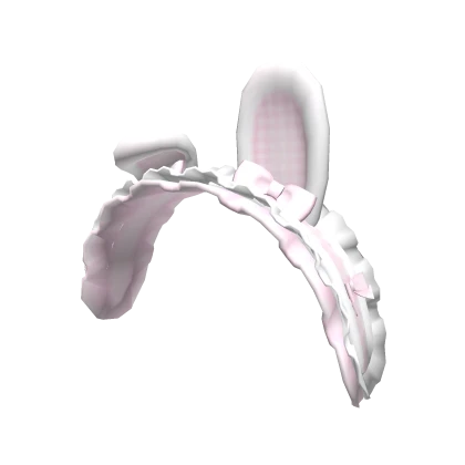 ୨୧: kawaii sweet little bunny headband pink