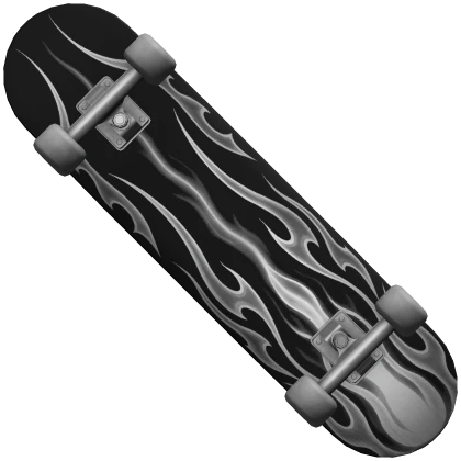White Fire Skateboard