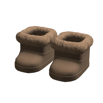 Brown Fur Boots