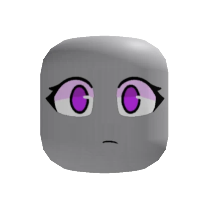 Purpled Crystal Eye Girl Face