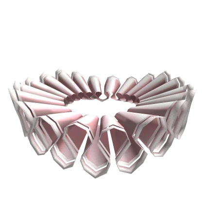 Pink Modern Jester Neck Ruff