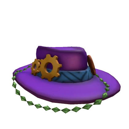 Purple Stylized Steampunk Hat