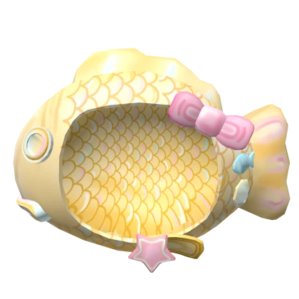 cute rainbow pastel taiyaki japanese fish hat 