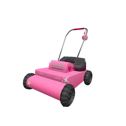 Pink Stylish Lawn Mower