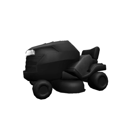 Black Rideable Lawn Mower