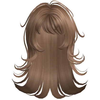 ♡ Messy Long Emo Wolfcut in Honey Blonde