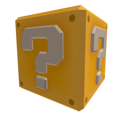 Golden Lucky Block Head