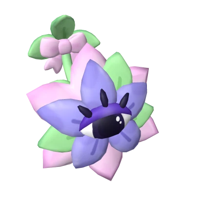 Pastel Weirdcore Flower Tail