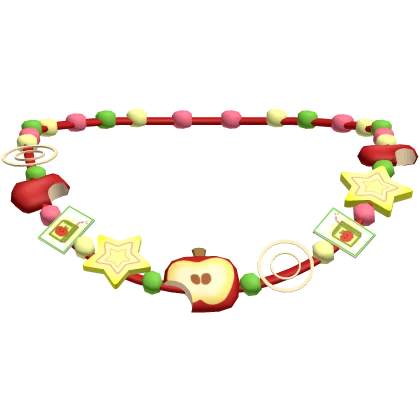 igari harajuku twee mori kei necklace with charms