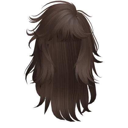 Brown Emo Long Spikey Vamp Hair