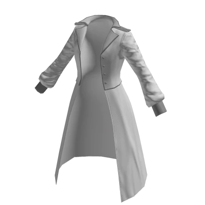 White gothic sentinel coat