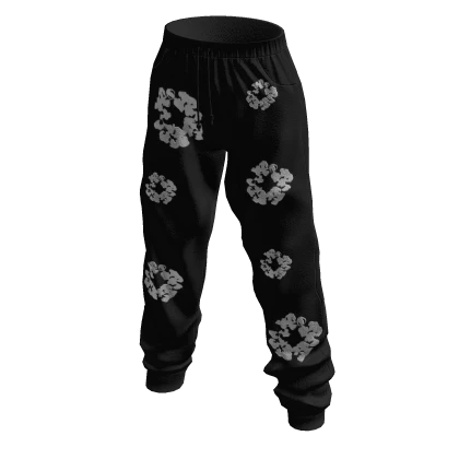 Fashion Denim Tears Pants (Black)