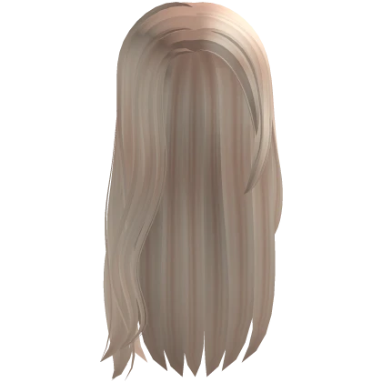 Casual Straight Hair in Platinum Blonde