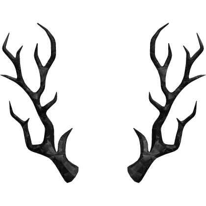 Black Sparkle Time Antlers