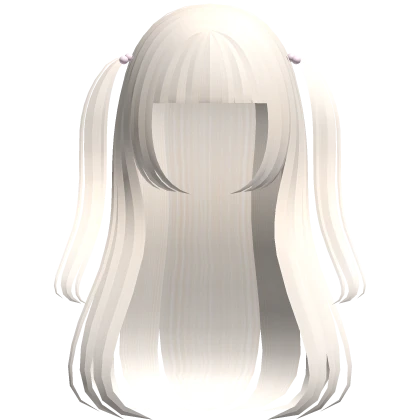 ꒰♡꒱ long pretty doll hair + pigtails blonde