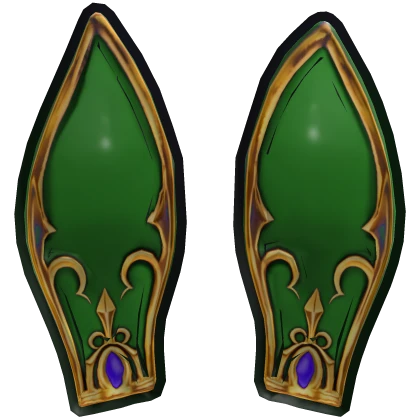 Green Royal Cartoony Bunny Ears