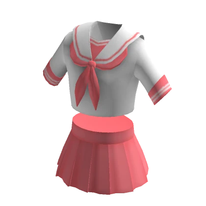 Pink Anime School Uniform