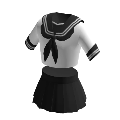 Monochrome Anime School Uniform