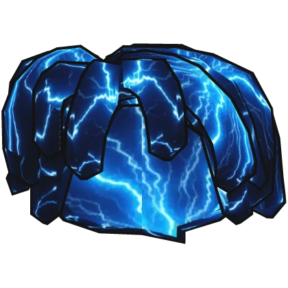 Blue Lightning Bacon Hair