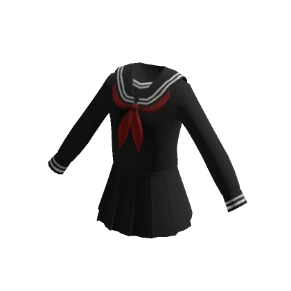 Black Anime School Uniform II