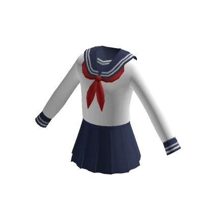 Blue Anime School Uniform II