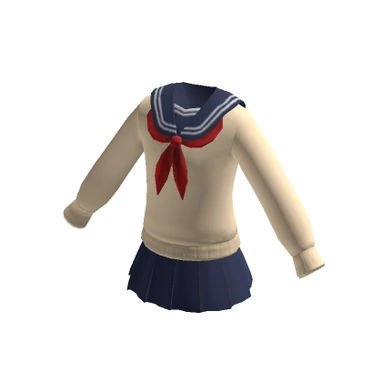 Anime School Uniform w/ Sweater