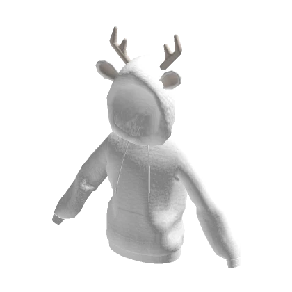 Deer Hoodie - White