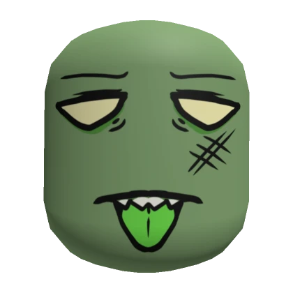 Tough zombie face [moss green]