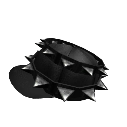 atemporal Black spiky cap